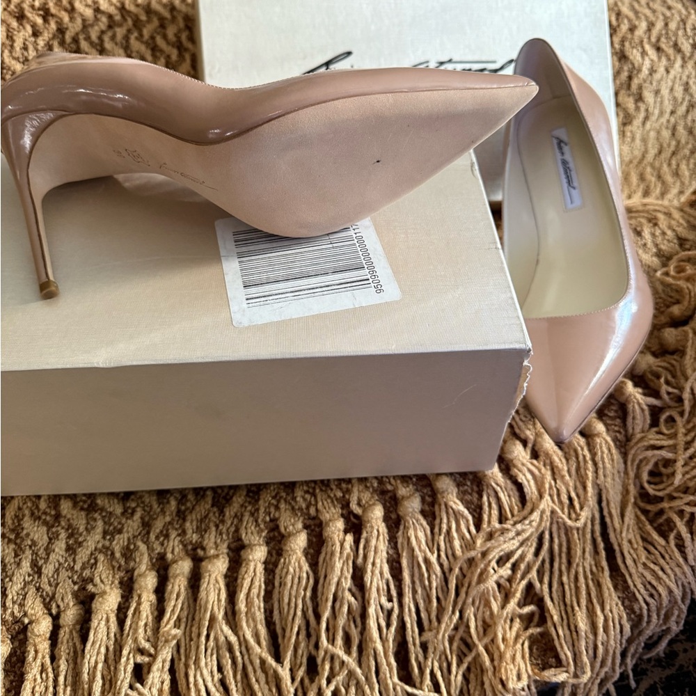 Brian Atwood Blush Pointed-Toe Heels